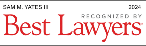 sam yates III - recognize by best lawyers 2024