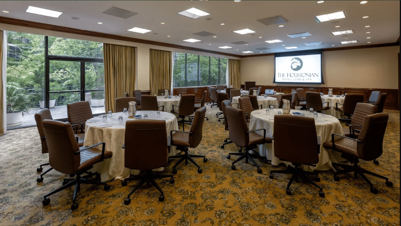 Conference room in The Houstonian Hotel, Club, & Spa